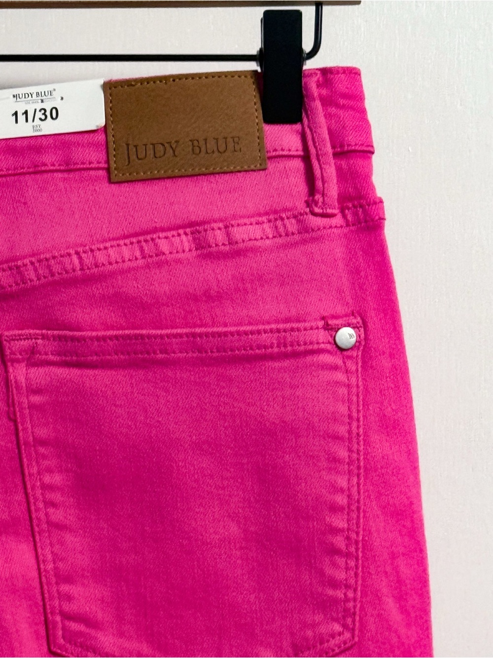 Judy Blue Pink Garment Dyed High Waist Flare Jeans 11/30 NWT - Picture 12 of 17